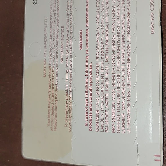 Mary Kay Eye Shadow Palette Great Fashion Greens 0475 .36 oz. NIP Retired Stock - Picture 5 of 6